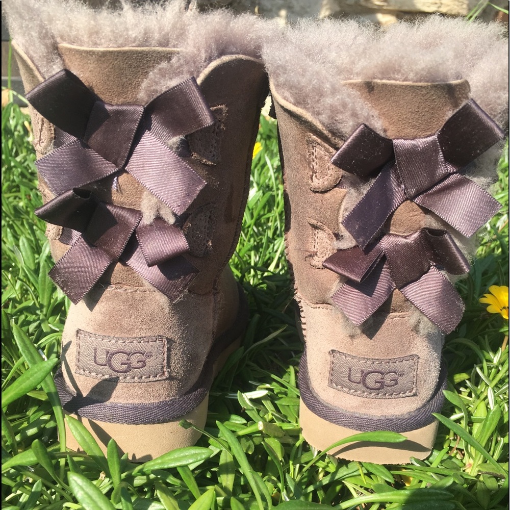 Ugg toddler bailey bow